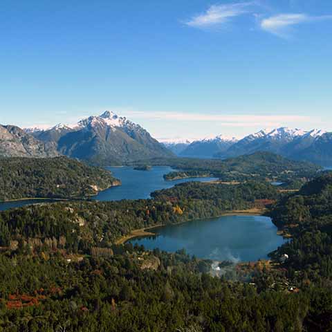 Het uitzicht vanaf Cerro Campanario behoort tot de top10 van mooiste uitzichtpunten ter wereld! Foto Bariloche, uitzicht Cerro Campanario