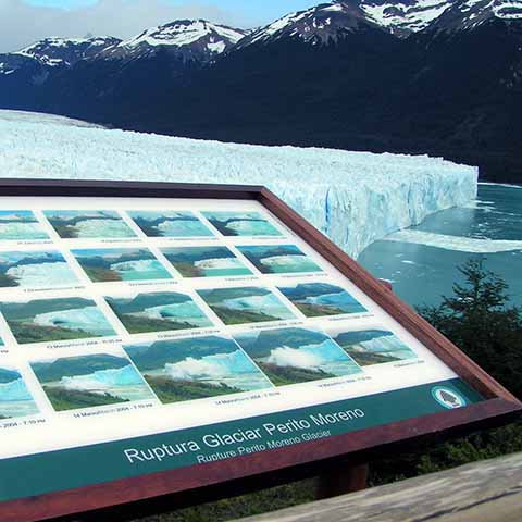 De gletsjer Perito Moreno, vanaf dichtbij te bewonderen Foto Perito Moreno gletsjer