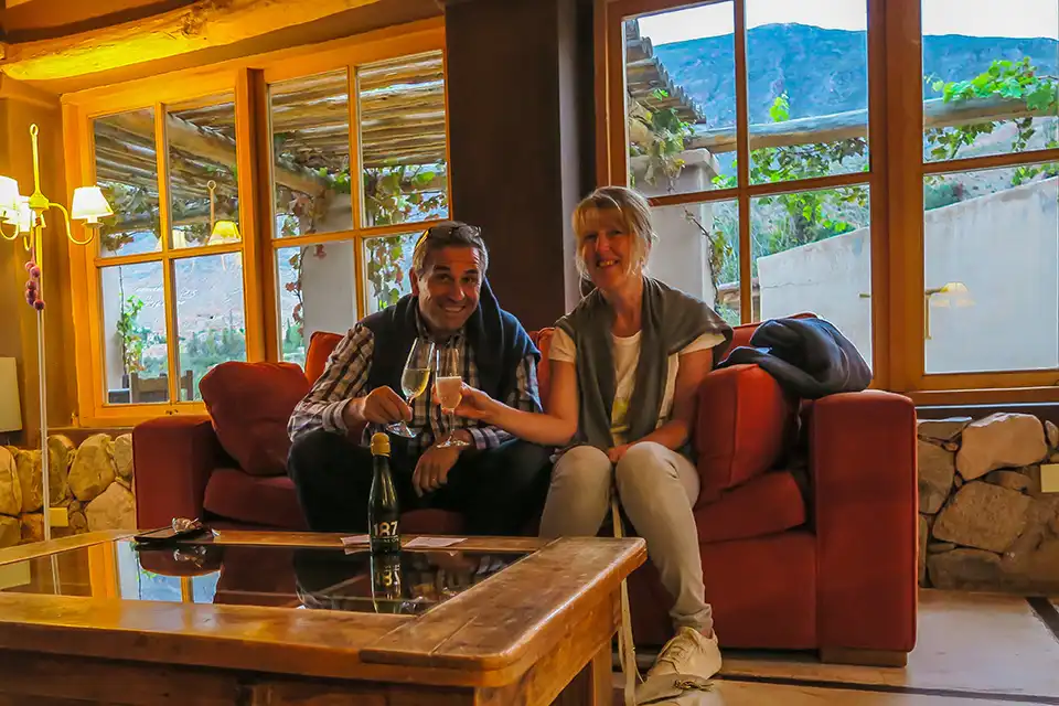 Klanten An en Luc in Tilcara