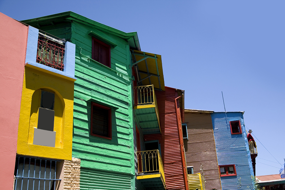De kleurrijke wijk La Boca