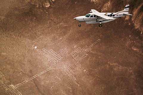 Foto vlucht Nazcalijnen