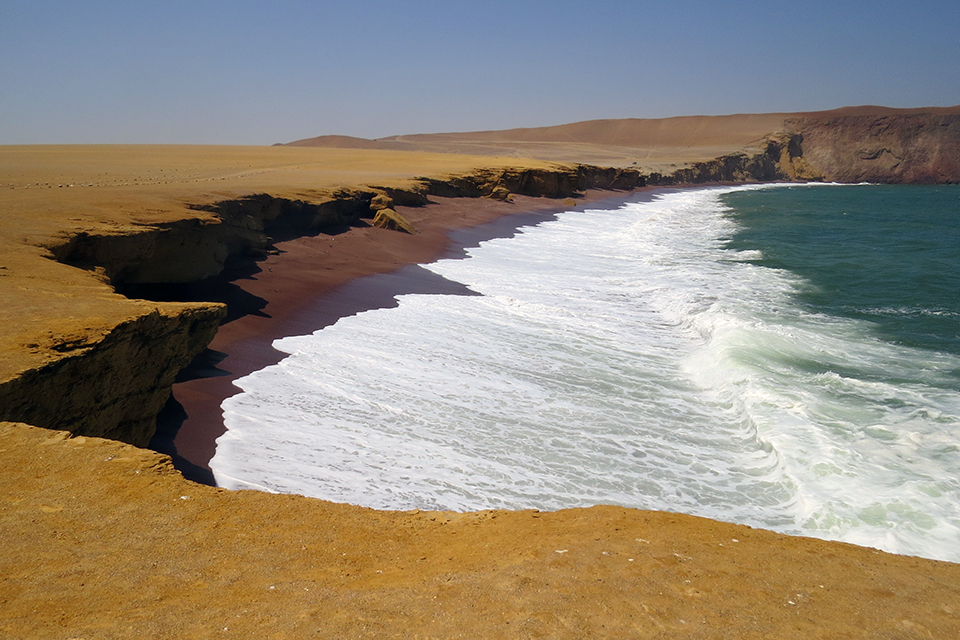 Foto woestijn Paracas