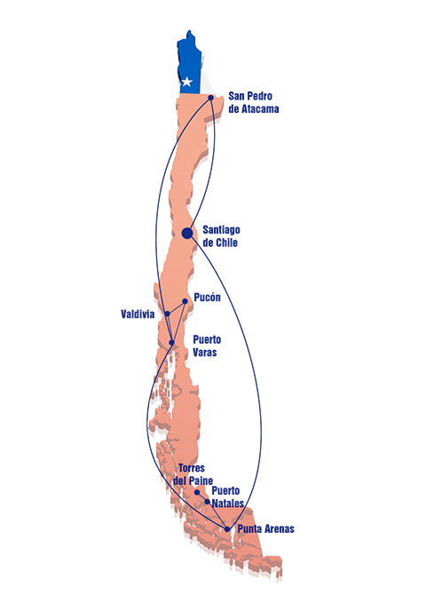 Kaart Chili