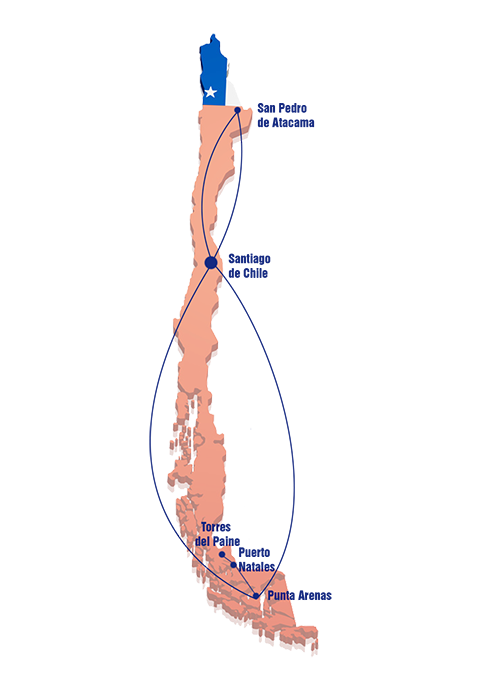 Kaart Chili