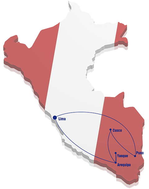 Kaart Peru